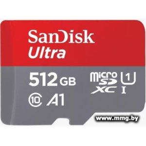 Купить SanDisk 512GB microSDXC Ultra SDSQUAC-512G-GN6MA в Минске, доставка по Беларуси