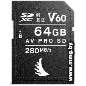 Купить Angelbird 64GB AV PRO SDXC MK2 V60 AVP064SDMK2V60 в Минске, доставка по Беларуси