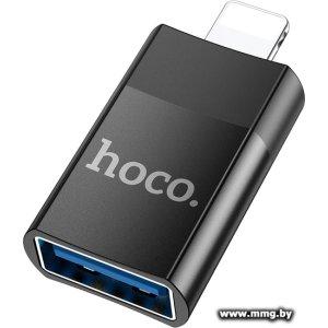 Купить Адаптер Hoco UA17 Lightning - USB Type-A (черный) в Минске, доставка по Беларуси