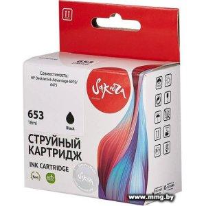 Картридж Sakura Printing SI3YM75AE (аналог HP 653 Black)