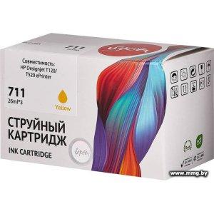 Купить Картридж Sakura Printing SICZ136A (аналог HP 711 Yellow) в Минске, доставка по Беларуси