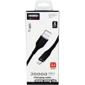 Кабель Jellico KDS-25 USB Type-A - Lightning (1.2 м, черный)