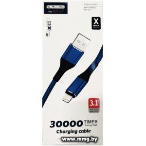 Кабель Jellico KDS-25 USB Type-A - Lightning (1.2 м, синий)