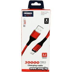 Кабель Jellico KDS-25 USB Type-A - Lightning (1.2 м, красный