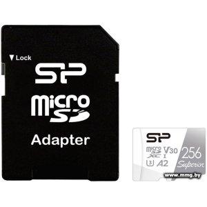 Купить Silicon-Power 256GB Superior microSDXC SP256GBSTXDA2V20SP в Минске, доставка по Беларуси