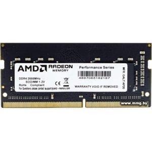 Купить SODIMM-DDR4 4GB PC4-21300 AMD R744G2606S1S-U в Минске, доставка по Беларуси