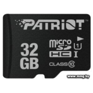 Купить Patriot 32Gb MicroSDHC LX Series PSF32GMDC10 в Минске, доставка по Беларуси