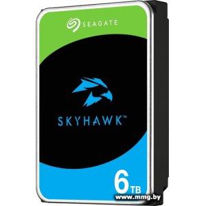 Купить 6000Gb Seagate SkyHawk AI ST6000VX009 в Минске, доставка по Беларуси