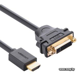 Купить Кабель Ugreen 20136 HDMI - DVI (0.15 м, черный) в Минске, доставка по Беларуси