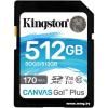 Kingston 512GB SDXC Canvas Go! Plus SDG3/512GB