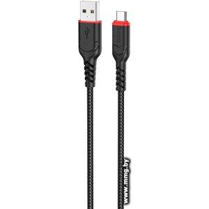 Кабель Hoco X59 Victory USB Type-A - MicroUSB (1 м, черный)