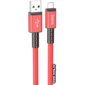 Кабель Hoco X85 USB Type-A - microUSB (1 м, красный)