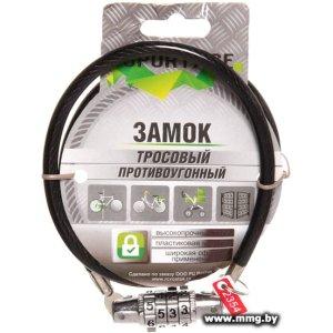 Купить Тросовый велозамок Sportage 257-620 (чёрный) в Минске, доставка по Беларуси