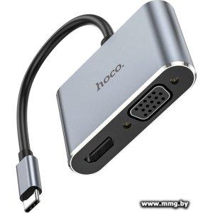 Купить Док-станция Hoco HB29 USB Type-C - HDMI/VGA в Минске, доставка по Беларуси