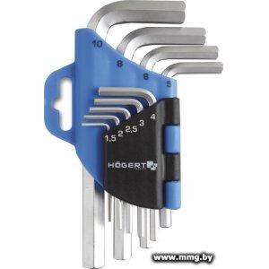 Набор Г-образных ключей Hogert HT1W802
