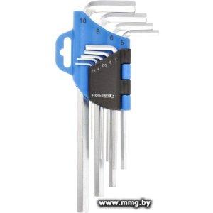 Набор Г-образных ключей Hogert HT1W801