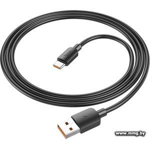 Кабель Hoco X96 USB Type-A - USB Type-C (1 м, черный) 27W