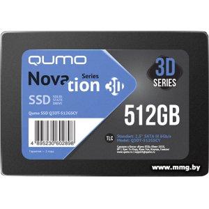 Купить SSD 512GB QUMO Novation 3D TLC Q3DT-512GSCY в Минске, доставка по Беларуси