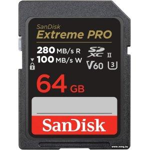 Купить SanDisk 64GB Extreme PRO SDSDXEP-064G-GN4IN в Минске, доставка по Беларуси