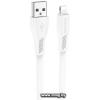 Кабель Borofone BX85 USB Type-A - Lightning (1 м, белый)
