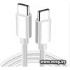 Кабель Hoco X93 100W USB Type-C - USB Type-C (1 м, белый)