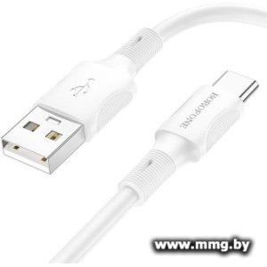Кабель Borofone BX80 USB Type-A - USB Type-C (1 м, белый)