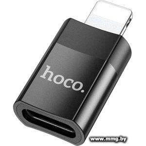 Купить Адаптер Hoco UA17 Lightning(m) - Type-C(f) (чёрный) в Минске, доставка по Беларуси