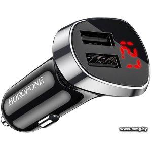 Автозарядка Borofone BZ15 (черный)