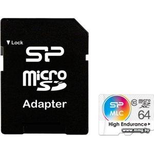 Silicon-Power 64GB microSDXC SP064GBSTXIU3V10SP