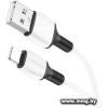 Кабель Borofone BX84 USB Type-A - Lightning (1 м, белый)