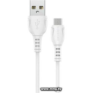 Купить Кабель Borofone BX51 microUSB (1 м, белый) в Минске, доставка по Беларуси