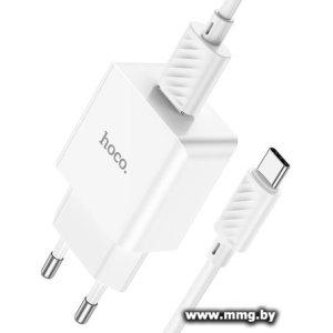 Зарядное устройство Hoco C106A USB Type-C (белый)