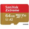 SanDisk 64Gb Extreme microSDXC SDSQXAH-064G-GN6GN