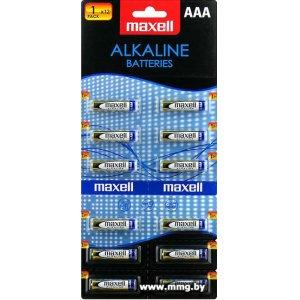 Купить Батарейки Maxell Alkaline AAA 12 шт в Минске, доставка по Беларуси