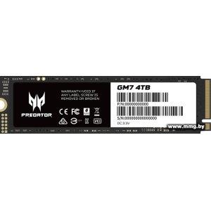 Купить SSD 4TB Acer Predator GM7 BL.9BWWR.120 в Минске, доставка по Беларуси