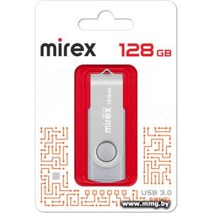 128GB Mirex Color Blade Swivel 13600-FM3SS128 серебристый