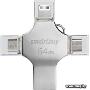 Купить 64GB SmartBuy MC15 Metal Quad SB064GBMC15 в Минске, доставка по Беларуси