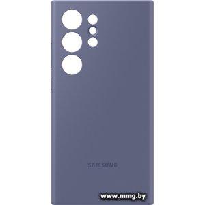 Купить Чехол Samsung Silicone Case S24 Ultra (фиолетовый) в Минске, доставка по Беларуси