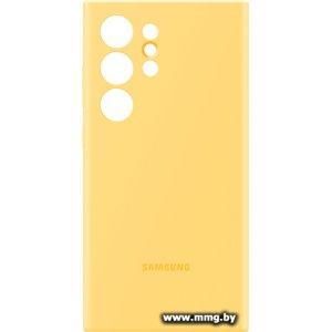 Чехол Samsung Silicone Case S24 Ultra (желтый)