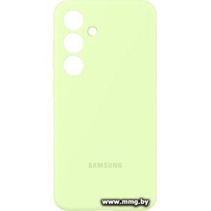 Чехол Samsung Silicone Case S24 (лайм)