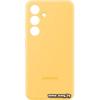 Чехол Samsung Silicone Case S24+ (желтый)