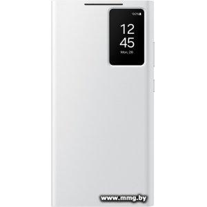 Чехол Samsung View Wallet Case S24 Ultra (белый)
