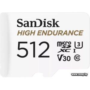 Купить SanDisk 512Gb MicroSDXC High Endurance SDSQQNR-512G-GN6IA в Минске, доставка по Беларуси