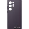Чехол Samsung Vegan Leather Case S24 Ultra (темно-фиолетовый
