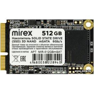 Купить SSD 512GB Mirex 13640-512GBmSAT в Минске, доставка по Беларуси