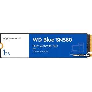 Купить SSD 1TB WD Blue SN580 WDS100T3B0E в Минске, доставка по Беларуси