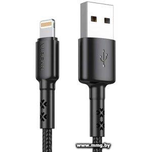 Кабель Vipfan X02 USB Type-A - Lightning (1.8 м, черный)