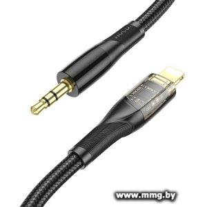 Кабель Hoco UPA25 Lightning - 3.5 jack (1 м, черный)