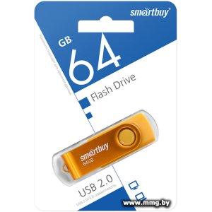 Купить 64GB SmartBuy Twist (желтый) (SB064GB2TWY) в Минске, доставка по Беларуси