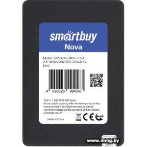 Купить SSD 240GB SmartBuy Nova SBSSD240-NOV-25S3 в Минске, доставка по Беларуси